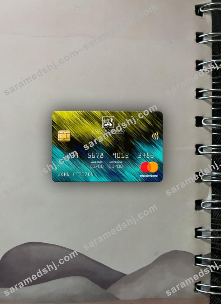 San Marino Cassa di Risparmio bank mastercard photolook front